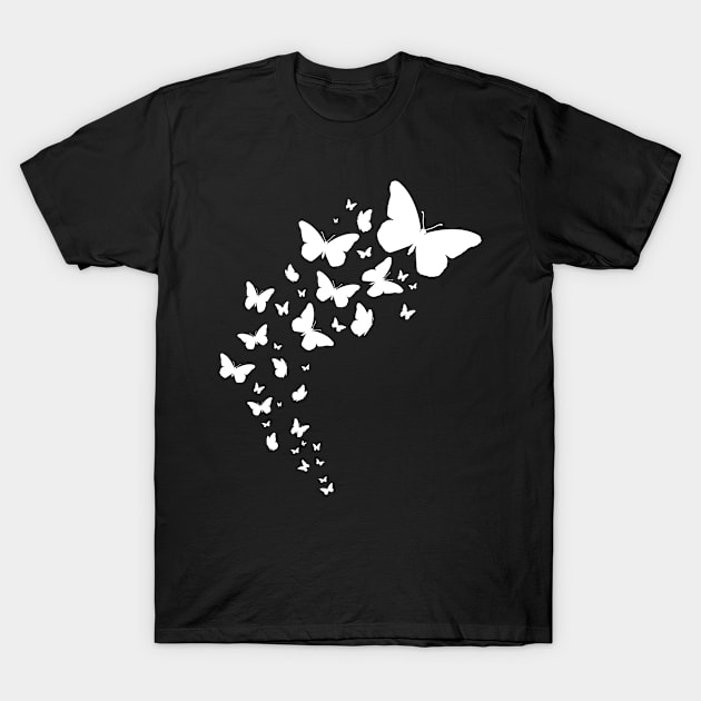 Monarch Butterflies Sketch Graphic, Butterfly Lovers Gift For Men, Women & Kids T-Shirt by Art Like Wow Designs